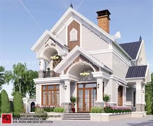 Thi công trọn gói nhà cấp 4 mái thái gác lửng 8x17m